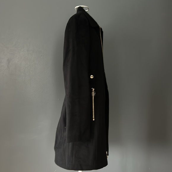 NWT MICHAEL MICHAEL KORS Wool Blend Zip-Front Coat - Picture 7 of 12